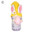thumbnail image 1 of Decorations Gifts Household Bunny Home Decor Collectible Figurine Atmosphere Props Easter Decor Fairy Doll Home Ornaments Gnome Faceless Doll C, 1 of 1