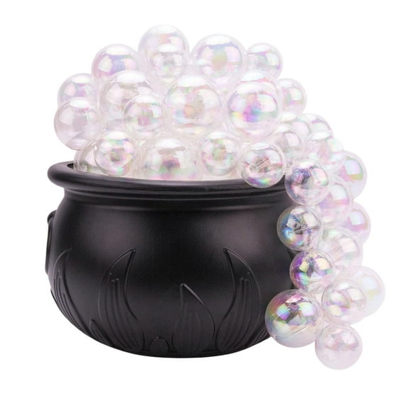 Decorations Indoor - DIY Bubbling Cauldron Set - Black Plastic BowlParty Decoration - Spooky Vintage Decor for Home Kitchen Room Party Table