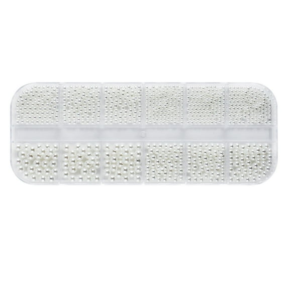 Decorations Mixed Pearl Sizes Full Coverage Semicircle Flat Bottom Design for Manicure