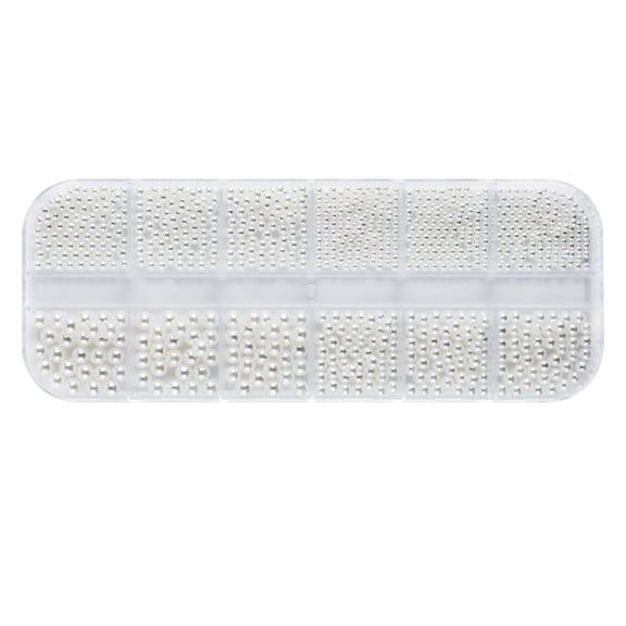 Decorations Mixed Pearl Sizes Full Coverage Semicircle Flat Bottom Design for Manicure