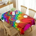 thumbnail image 1 of Decorations Party Banquet Room Dining Kitchen Tablecloth Theme Art Geometric Abstract Colorful Table, 1 of 5