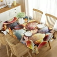 thumbnail image 1 of Decorations Party Room Dining Table Tea Kitchen Tablecloth Decor Home Conch StarShell Tablecloth Rec, 1 of 5