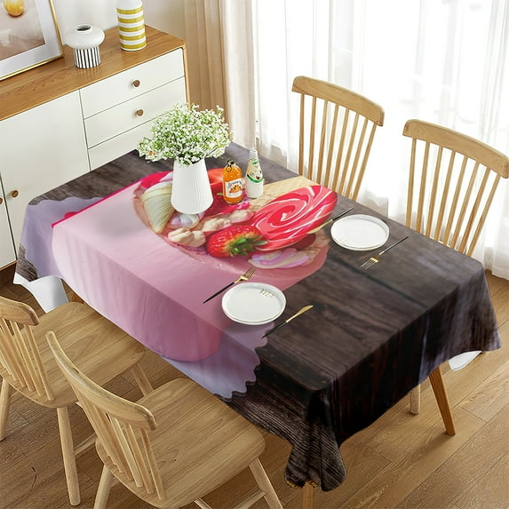 Decorations Room Living Room Dining Kitchen Mat Picnic Outdoor for Tablecloth Theme Dessert Gourmet