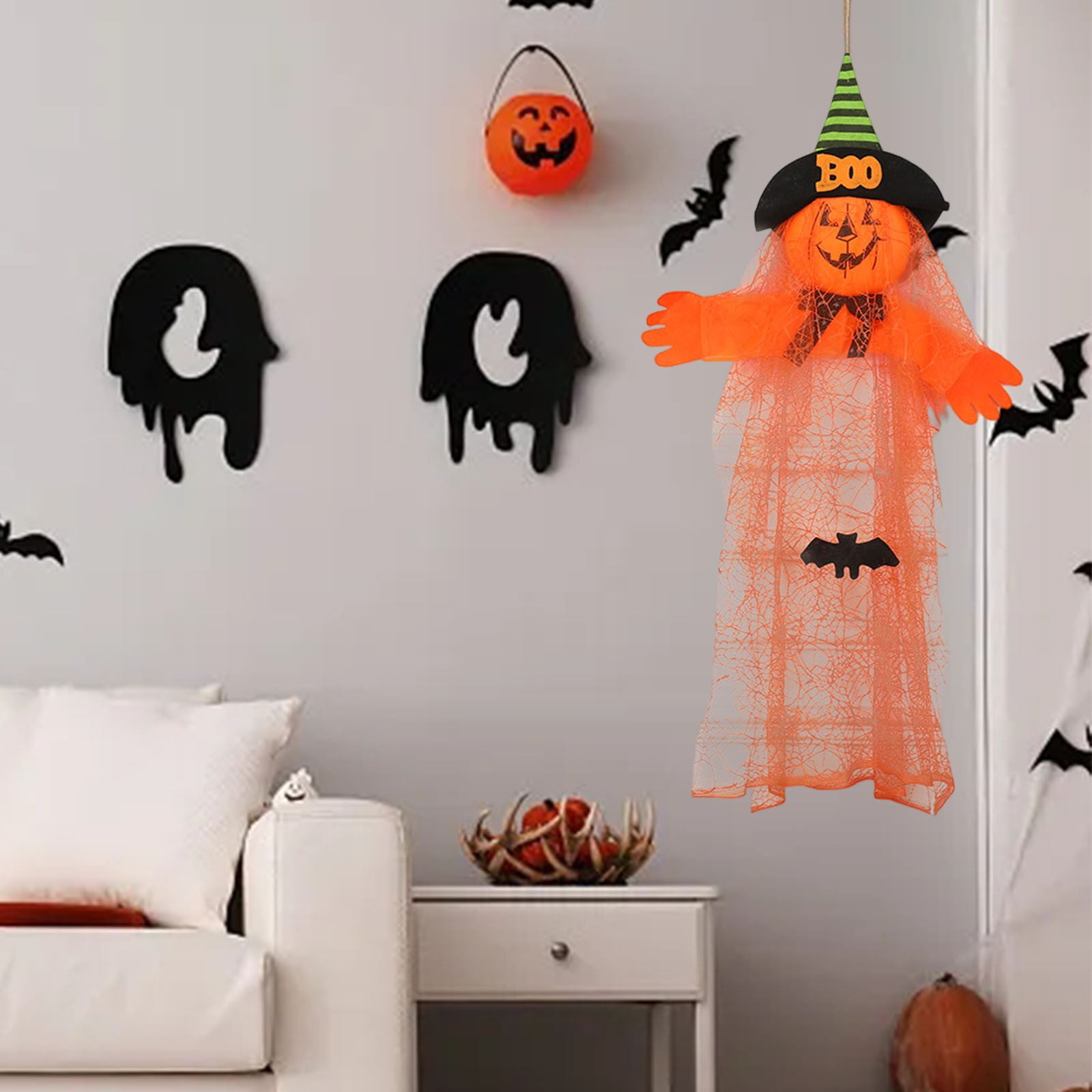 Decorations Set Including Foam Pumpkins Hangings And Scene Props（1 PC