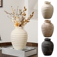 thumbnail image 1 of 1Pc Brown Vintage Ceramic Small Vase Wabi Sabi Style Decorative Flower Vase Rustic Retro Home Decor Accent Vase for Living Room Entryway Dining Table Display,by JASKFLY, 1 of 4