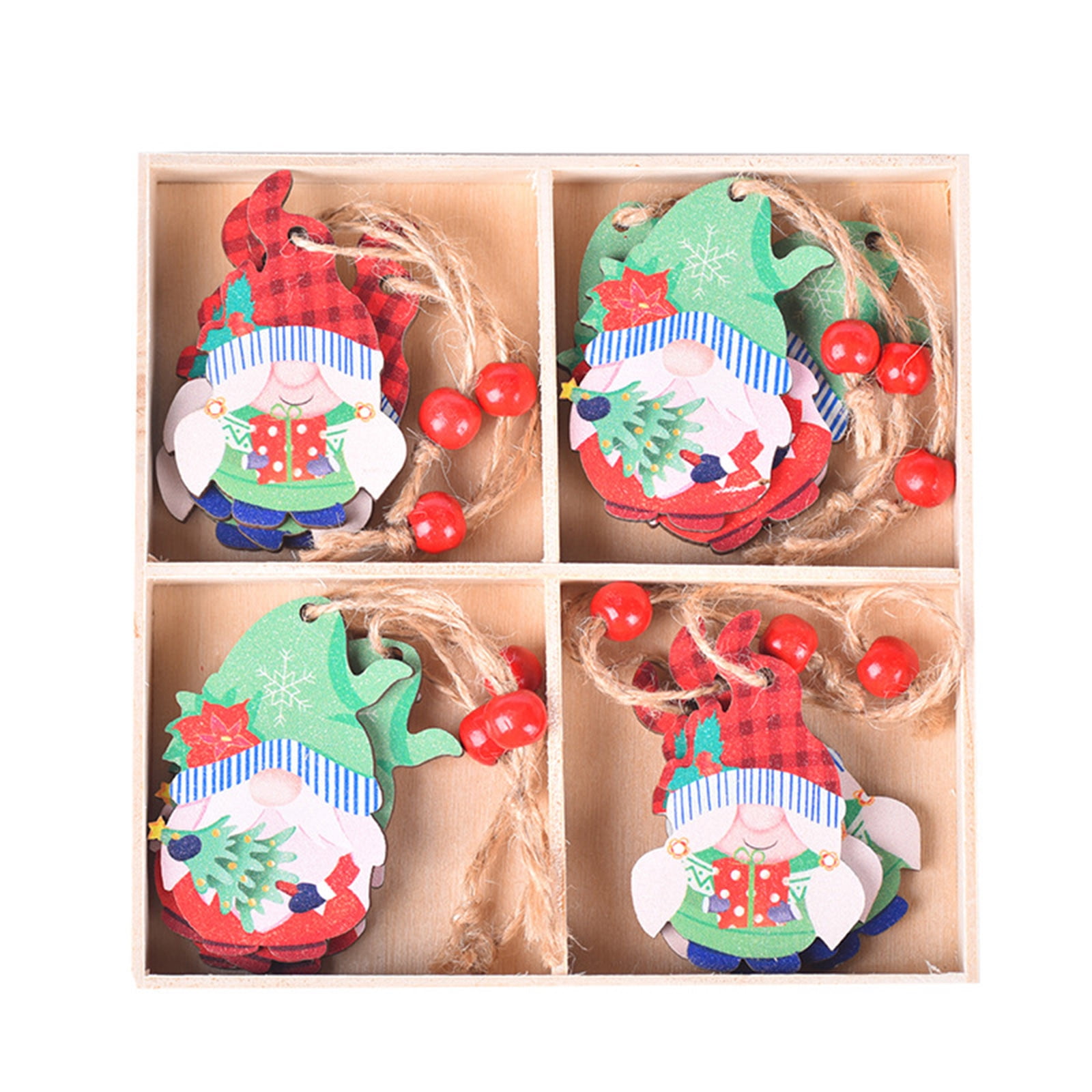 Decorations for Home Christmas Wooden Decorative Wall Hanging Old Man