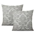 thumbnail image 1 of Decorative 18x18 Pillow Covers for Sofa and Couch: Set of 2 Modern Cushions – Chic Gray White, 1 of 7