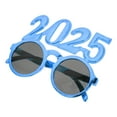 Decorative 2025 Year Glasses New Year Party Glasses Eyeglasses Photo Booth Prop