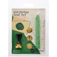 thumbnail image 1 of Decorative 3 Coin Sealing Set W/Wax-Irish Heritage W/Green, 1 of 2