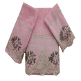 thumbnail image 1 of Decorative 3Pc Towel Set Tulip Flower Lace, 1 of 1