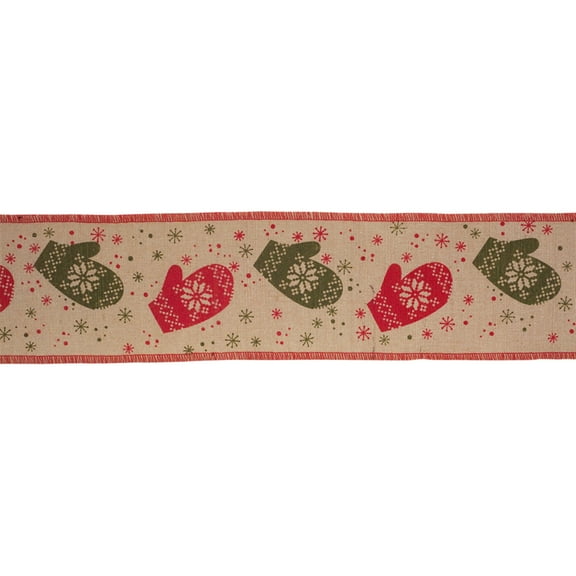 Decorative 4" X 10 Yds. (2 Rolls) Wired Jute, Cotton