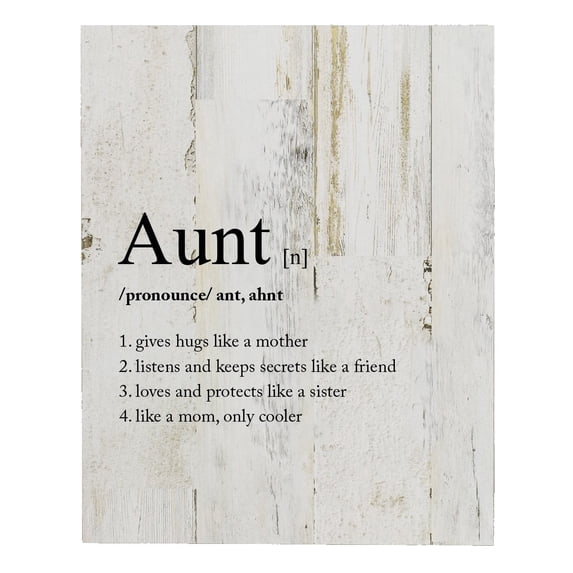 Decorative 8 x 10 Mother's Day Plaque - Definition Of - White