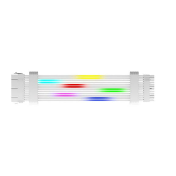Decorative ARGB 24Pin GPU Power Extension CableW1re1essLighting Control Durability ARGB Light Strips For PC Builds