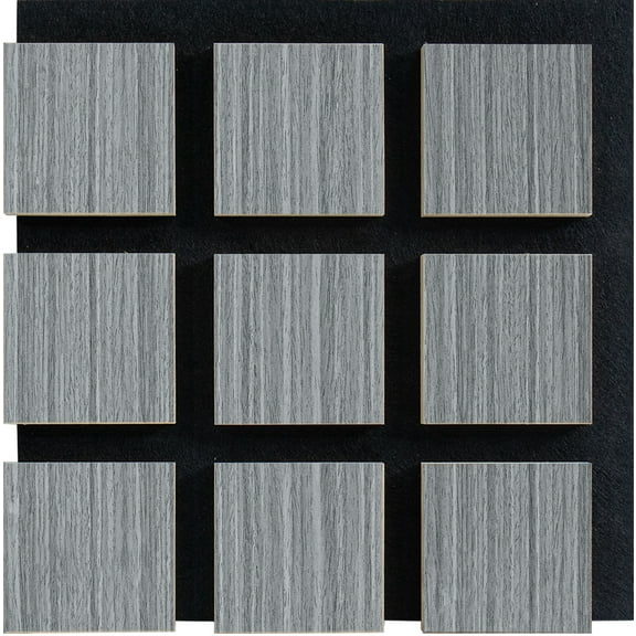 Decorative Acoustic Wall Panels - Gray Square Sample