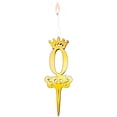 thumbnail image 1 of Gold Glitter Letter Q - Luxury Cake Topper Candle for Birthdays, Weddings & Anniversaries - Reusable Food Safe Acrylic, Shiny Mirror Finish - Happy Birthday Cake Topper Décor, 1 of 7