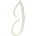 thumbnail image 1 of Decorative Acrylic Letter, Custom Blank J Script, 10'' Tall White Alphabet, 1 of 5