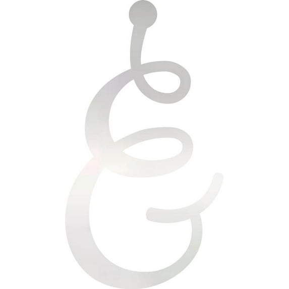 Decorative Acrylic Letter, Custom Blank & Script, 10'' Tall Clear Alphabet