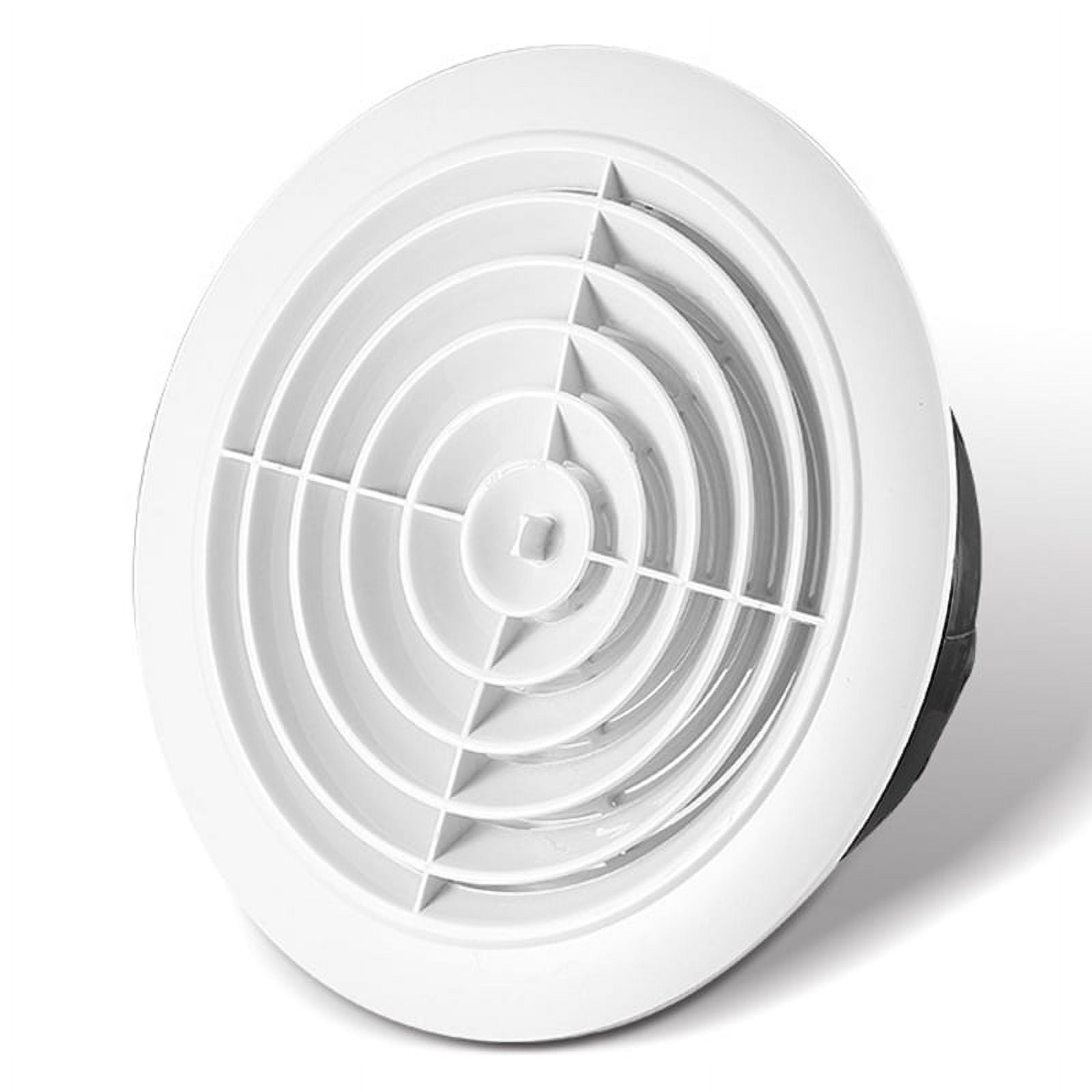 Decorative Air Vent Cover Round Ventilation Grill Outlet with Builtin