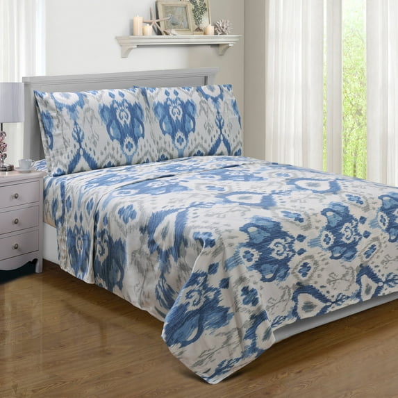 Decorative Alderwood Cotton Sheet Set Mountlake / Twin