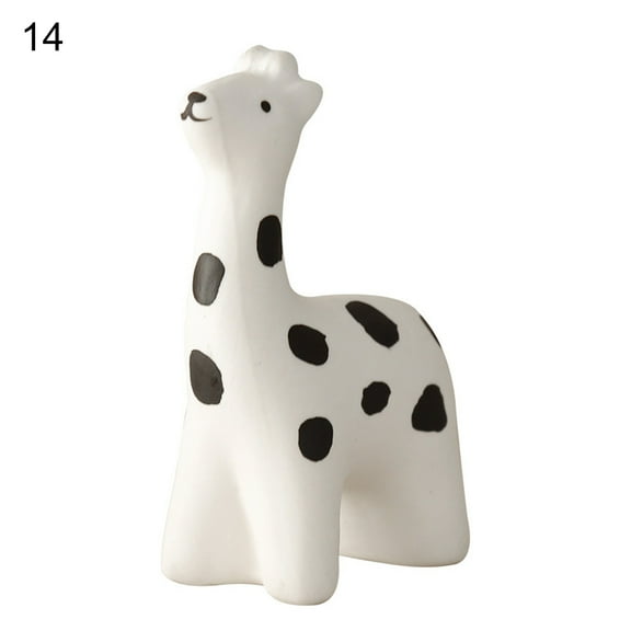 Decorative Animal Figurine Polished Ceramic Cartoon Cute Animal Statue for Home