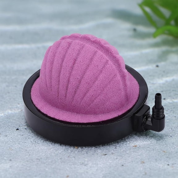 Decorative Aquarium Air Stone, Aqua Sculpture Bubbler Stone Oxygen Diffuser Kit for Aquarium Decoration and Landscaping (Shell Shape)