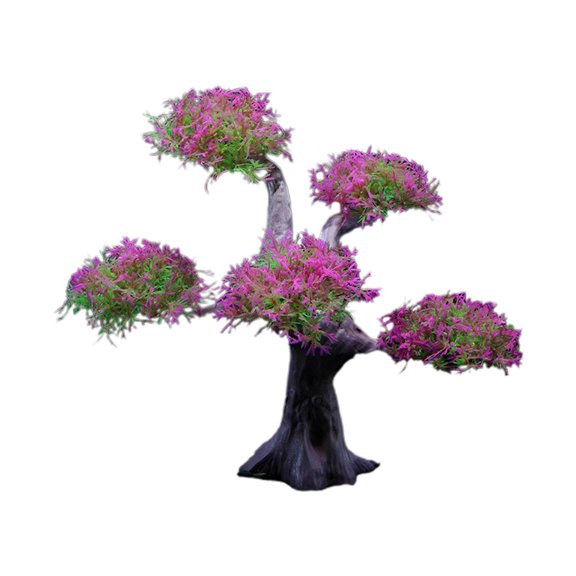 Decorative Aquatic Plant Green Artificial Tree Beautify- Aquarium Hiding Spot
