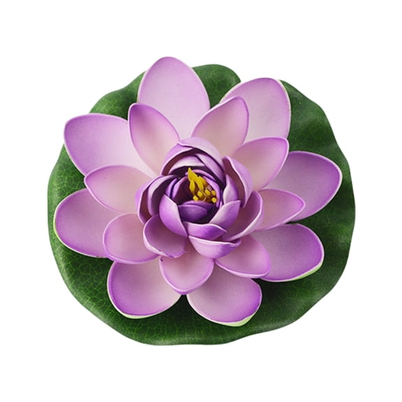 Decorative Artificial Lotuses Flower Artificial Foam Lotuses Flowers Water Lilies for Aquariums and Pond Decors
