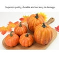 thumbnail image 1 of Decorative Artificial Pumpkins, Versatile Fall Harvest Home  Party Supplies, 7 Pack, 1 of 7