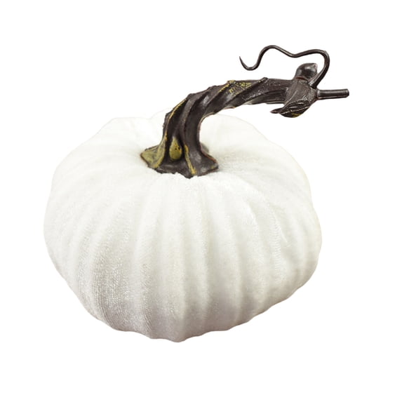 Decorative Autumn Pumpkin,Fall Decor Textured Fabric Ribbed Pumpkin for Livingroom Tabletop Entryway