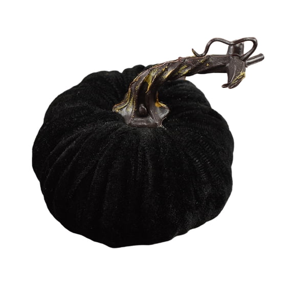 Decorative Autumn Pumpkin,Fall Decor Textured Fabric Ribbed Pumpkin for Livingroom Tabletop Entryway