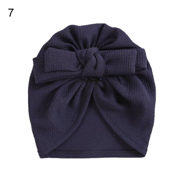 Decorative Baby Hat Easy Wear Nylon Bowknot Design Soft Infant Cap for Daily Life