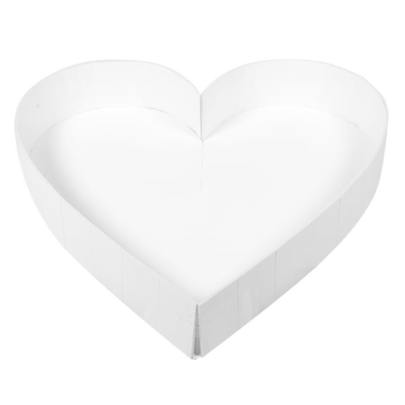 SHINYPASING Heart Shape Balloon Frame White 1Pack