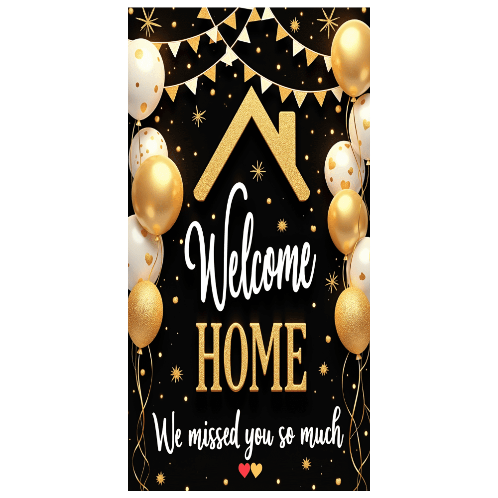 Welcome Back Banner Wecome Home Banner Return Theme Party...