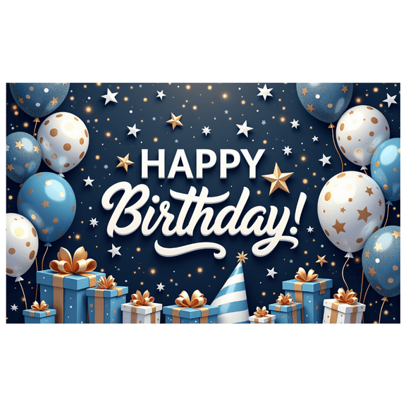 Decorative Banner Colorful Design Celebration Party for Birthday Party Indoor Decoration Event Decoration