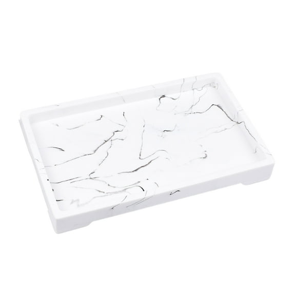Decorative Bathroom Vanity Tray Resin Cosmetic Organizer Display Home Decor Bathtub Jewelry Dish Bathtub Serving Tray Holder for home and