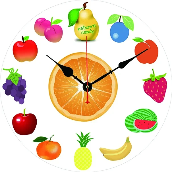 Decorative Bedroom Home Wall Gifts Friends Lovers Family Clock Silent