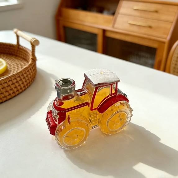 Decorative Beer Bottle - Glass Tractor Home Decor - Glass Liquor Bottle Tequila Decanter,Creative Leak-proof Empty Wine Bottle Dispenser