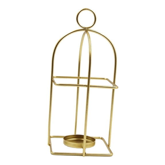 Decorative Bird Cage Candleholder, Fit for Flowers Planter Candles Garland Cupcake Display for Wedding Centerpiece Holiday Decoration -