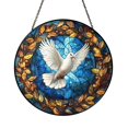 Decorative Bird Glass Style Window Art - Walmart.com