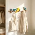 thumbnail image 1 of Decorative Bird Wall Hook, Rustic Wood Coat and Hat Rack with Multiple Pegs, Charming Entryway Organizer for Keys, Bags, and Scarves, Easy to Mount Home Decor for Hallway, Bedroom, and Living Room, 1 of 6