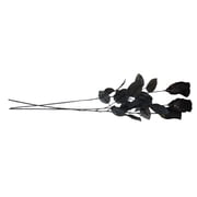 Decorative Black Rose Gothic Goth Wedding Flower Halloween Decoration Prop D cor