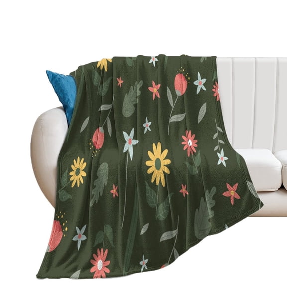 Decorative Blanket Extra Soft Fuzzy Lightweight Fabric Personalized Blanket Custom Throw Blanket Flannel