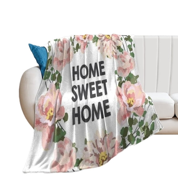 Decorative Blanket Extra Soft Fuzzy Lightweight Fabric Personalized Blanket Custom Throw Blanket Flannel