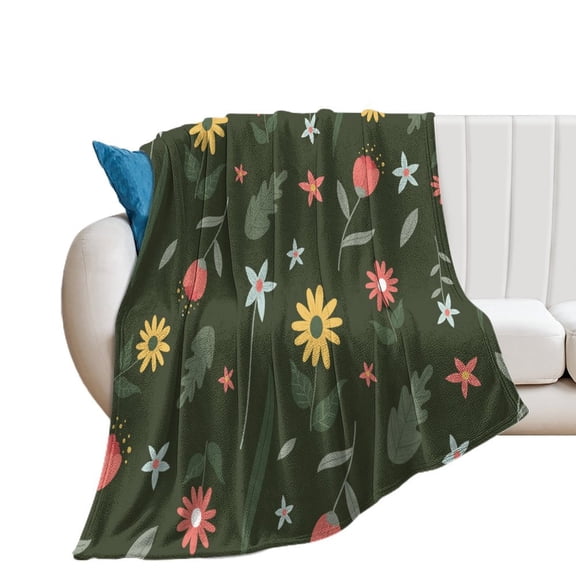 Decorative Blanket Extra Soft  Fuzzy Lightweight Fabric Personalized Blanket Custom Throw Blanket Flannel