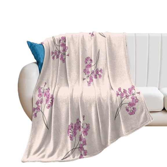 Decorative Blanket Extra Soft Fuzzy Lightweight Fabric Personalized Blanket Custom Throw Blanket Flannel