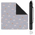 thumbnail image 1 of Decorative Boho Inspired Non-Slip Table Mat for Mahjong 31.5 Inch Square Rubber Surface Reduces Tile Noise for Card Games Board Games and Game Nights, 1 of 7