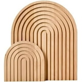 Decorative Boho Wooden Rainbow Arches Home Decor, Aesthetic Shelf Decor