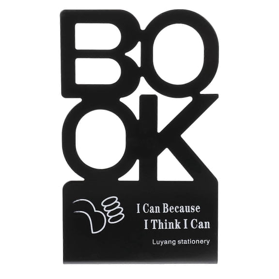 Decorative Book Organizer Letter Design Protect Surface Classroom Use 8.25x5.11x4.13 Inch 1 Pair