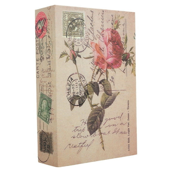 Decorative Book Safe Box with Security Combination Lock Portable Book Hidden Safe with Secret Hidden Compartment for Home Office Cafe Bookshelf