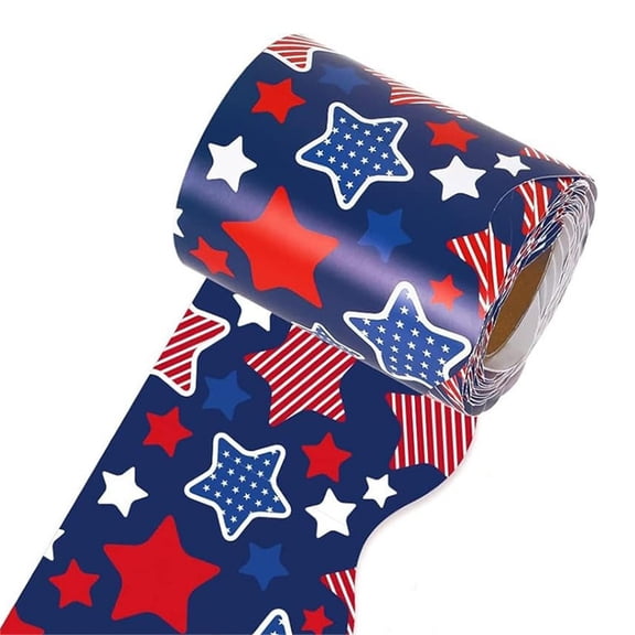 Decorative Border Sticker Bulletin Board Border 4th of July Border Trim